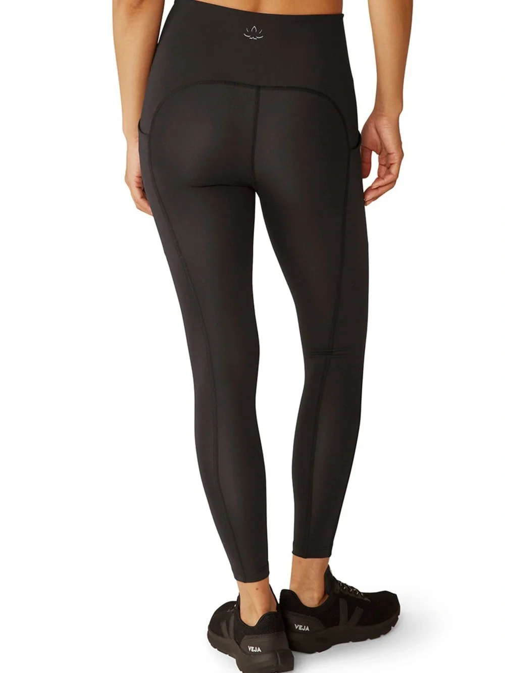 🖤 Beyond Yoga Powerbeyond Strive High Waist Pocket Midi Leggings 🖤 Medium - Picture 1 of 16